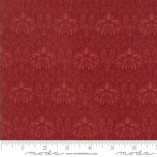 108 Morris Garden      Crimson Moda Fabric