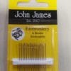 John James Embroidery Needles Size 8