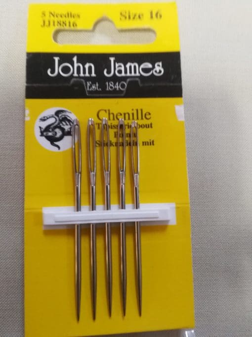 John James Embroidery Needles Size 16
