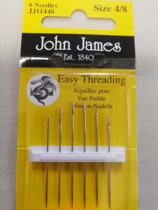 John James Embroidery Needles Size 4/8