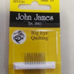 John James Embroidery Needles Size 11 Big eye Quilting