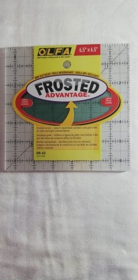 Non-slip Ruler 6.5″ x 6.5″ Frosted Advantage
