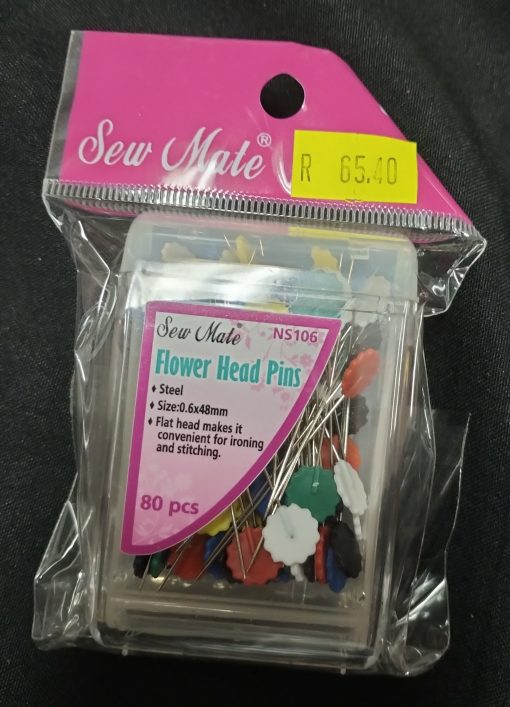 Sew Mate Flower Head Pins