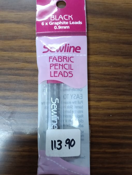 Sewline Fabrics Pencil Leads Black